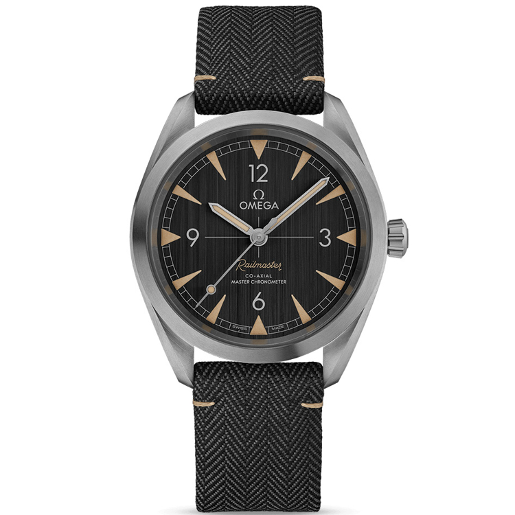 تصویر روبرو Omega Railmaster Black
