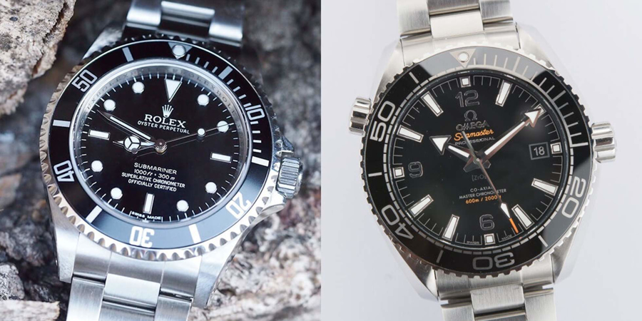 Rolex Submariner در برابر Omega Seamaster