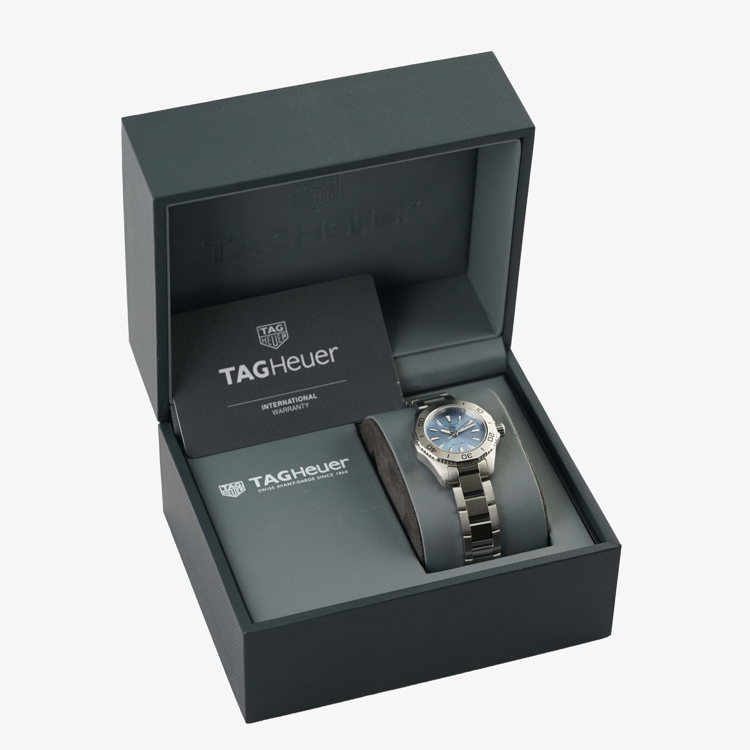 تگ هویر آکواریسر 30mm آبی - کارت و جعبه