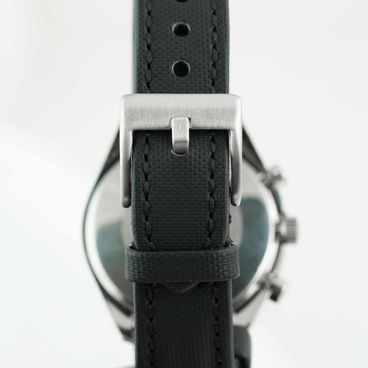 امگا اسپیدمستر ردوسد - بند چرمی - نمای پشت ساعت و بند و قفل