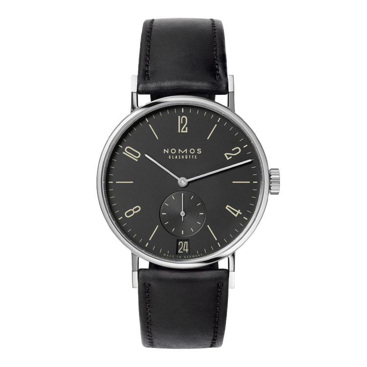 نوموس تنگومات روتنیوم مشکی، Date 38mm - نمای روبرو